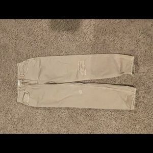 Free people tan mom jeans